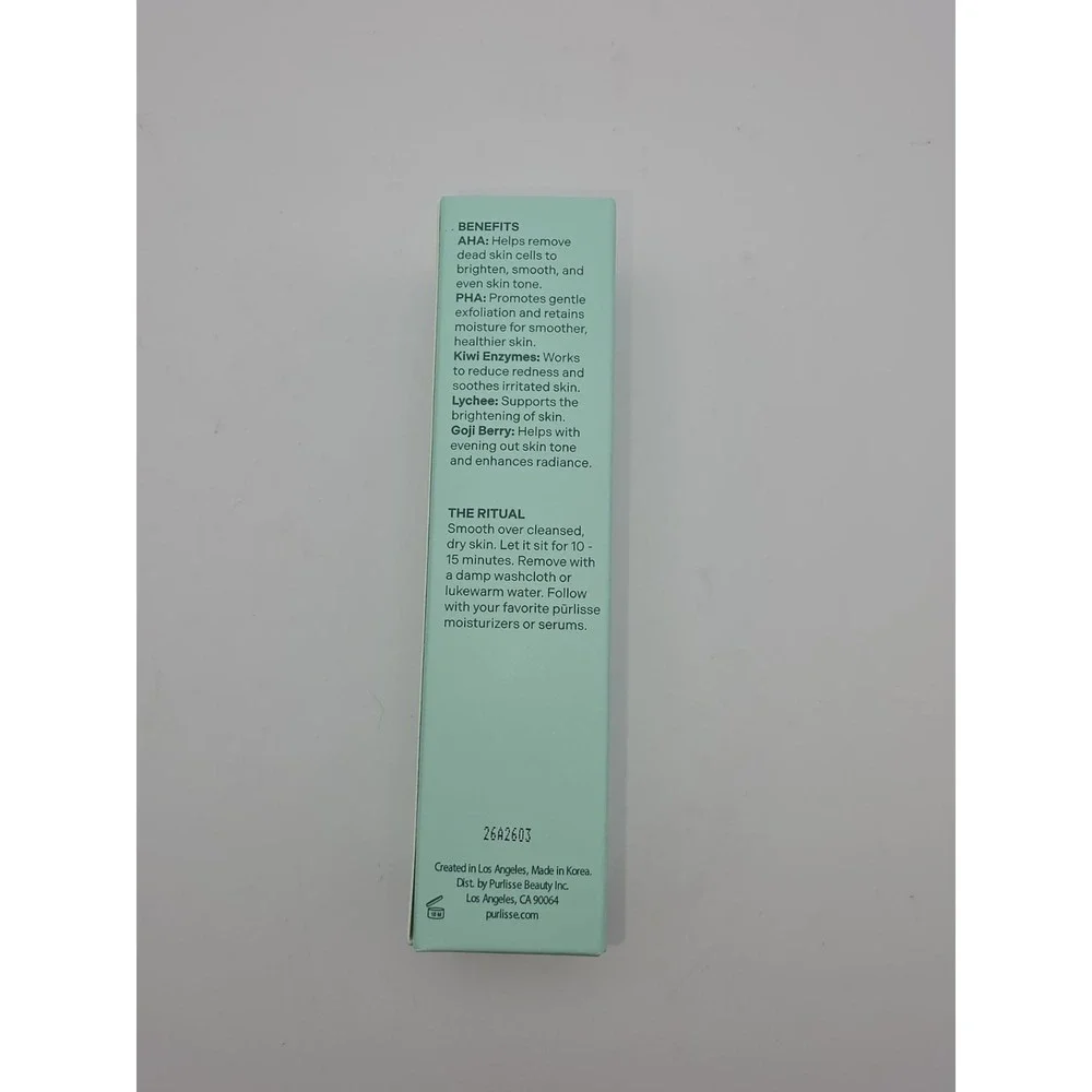 Purlisse AHA + PHA Flash Facial Exfoliating Mask. New In Box 1.7 fl oz